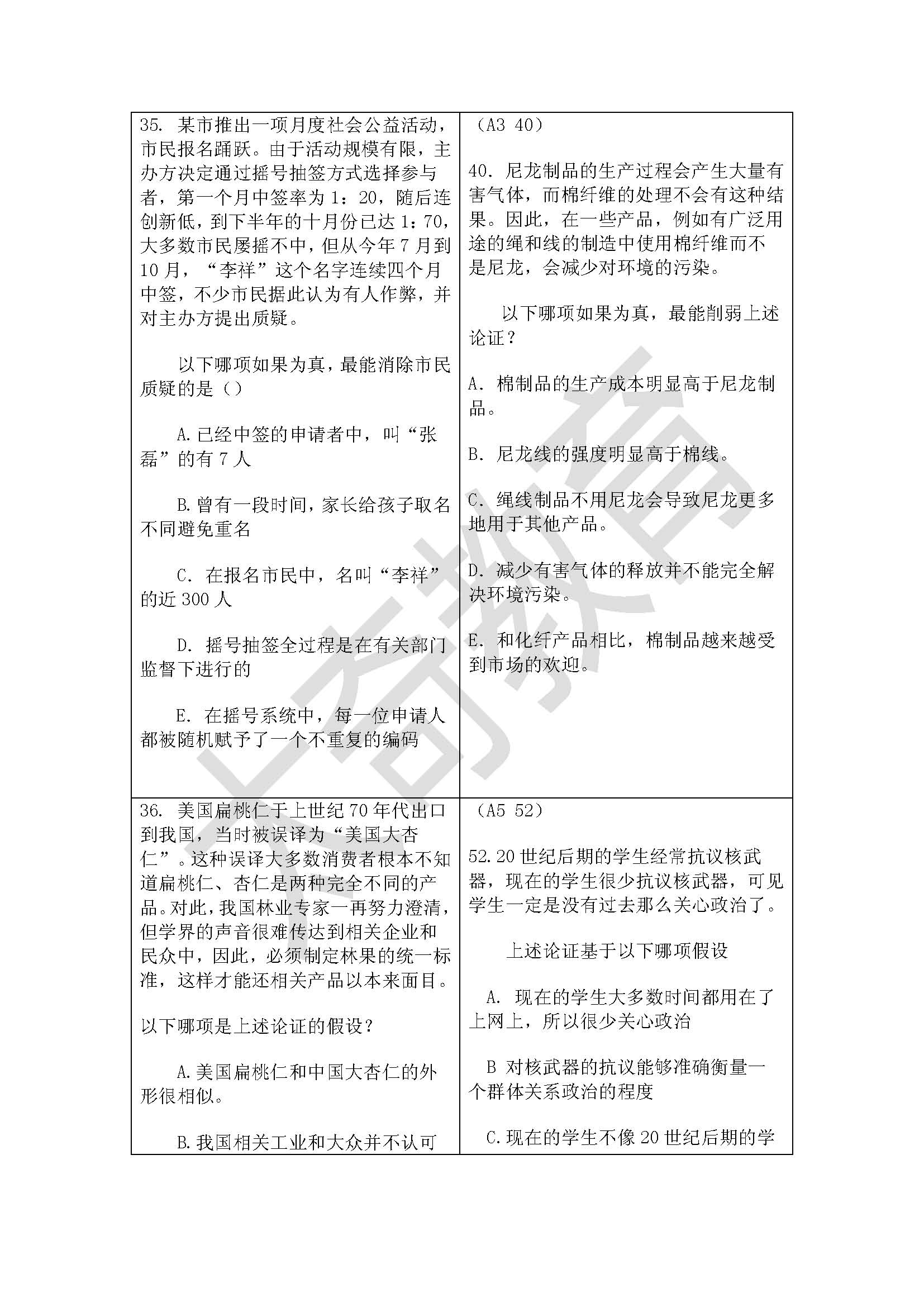 祝賀太奇2015管理類(lèi)聯(lián)考邏輯直接命中44分